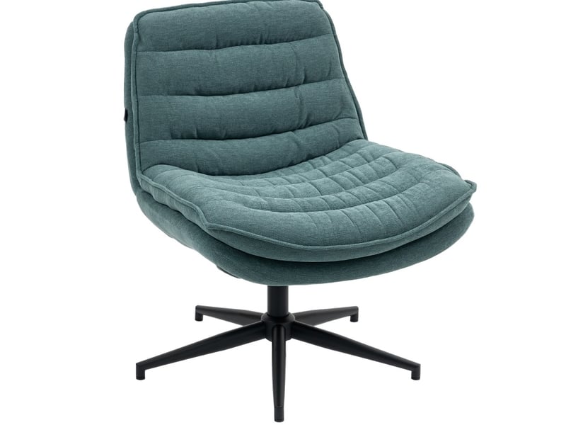  Chaise de bureau 65,5x76x80 cm sans accoudoirs réglable en hauteur vert foncé  - Conforama A