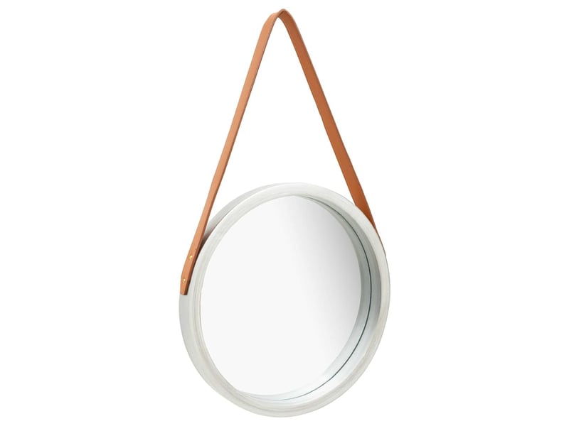  Miroir mural avec sangle 40 cm argenté cf62826  - Conforama B