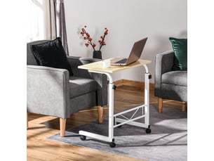 Table basse rectangulaire coloris bois clair MEUBLIV - 60 cmx60 cm