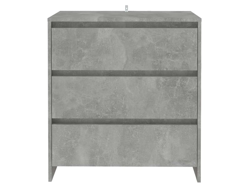  Buffet - bahut - meuble de rangement gris béton 70x41x75 cm bois d'ingénierie  - Conforama C