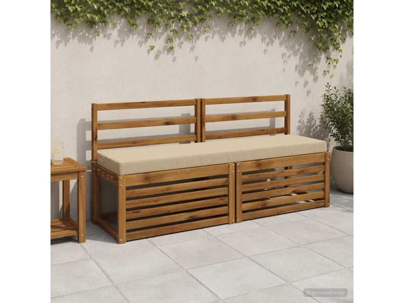 Coussin de banc, coussin d'assise, coussin de canapé soest 100 % polyester beige 150 x 40 x 8 cm cf53008 - Conforama B