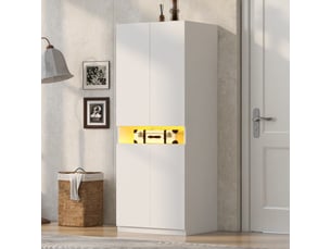 Armoire     <strong>MODERNLUXE</strong> <strong></strong> coloris blanc largeur 55 cm