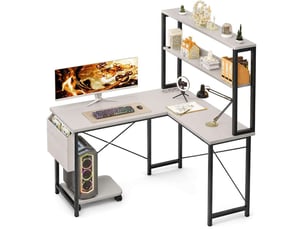 Bureau gaming GENERIC HOME coloris blanc