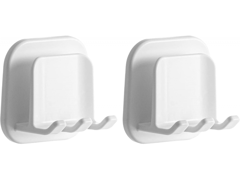 Porte-brosse à dents, support mural auto-adhésif pour brosse à dents, support de rangement et d'organisation étanche (lot de 2) - Conforama A