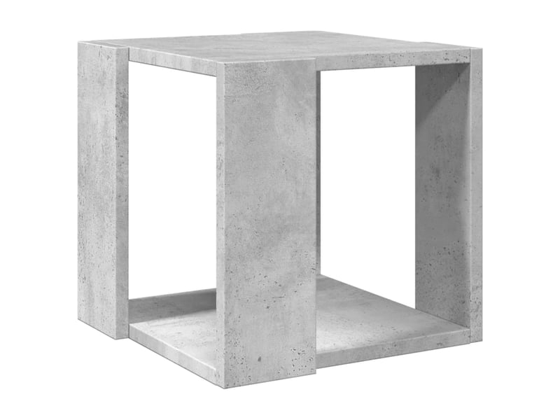 Table basse - table de salon - table à thé gris béton 32x32x30 cm bois d'ingénierie  - Conforama A
