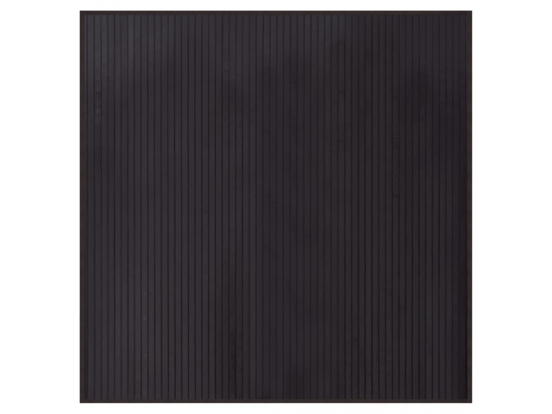  Tapis carré marron foncé 100x100 cm bambou - comfortxl 376941 - Conforama A
