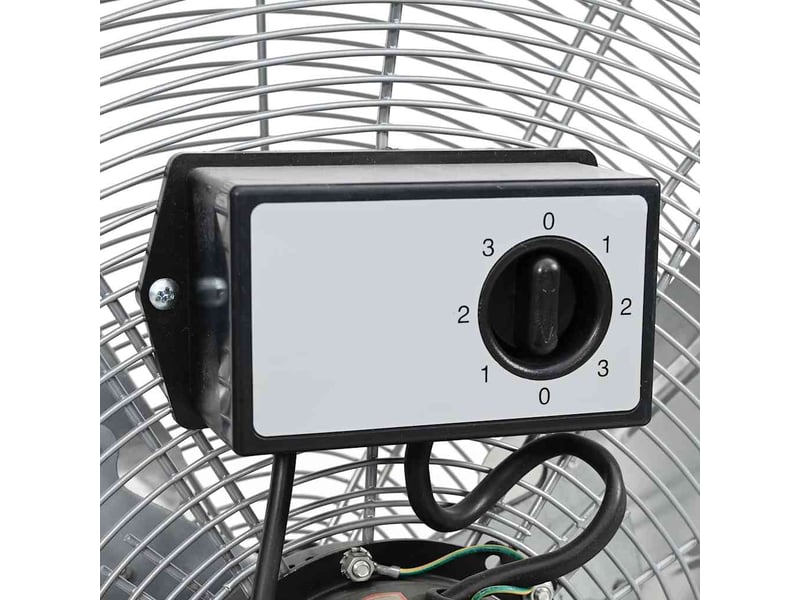  Vidaxl ventilateur tambour avec roue argenté 79 x 37 x 82 cm aluminium  - Conforama E