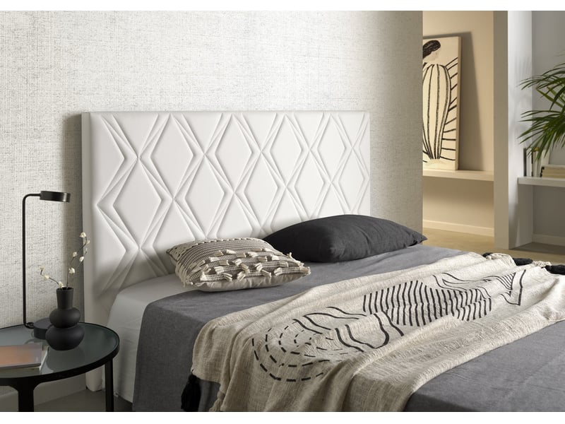  Tête de lit en simili cuir rubí - simili cuir, rembourrage mousse, fabrication artisanale 8435720010473 - Conforama C