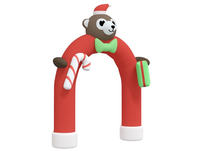  Porte de voûte gonflable de noël avec led 380 cm  - Conforama D