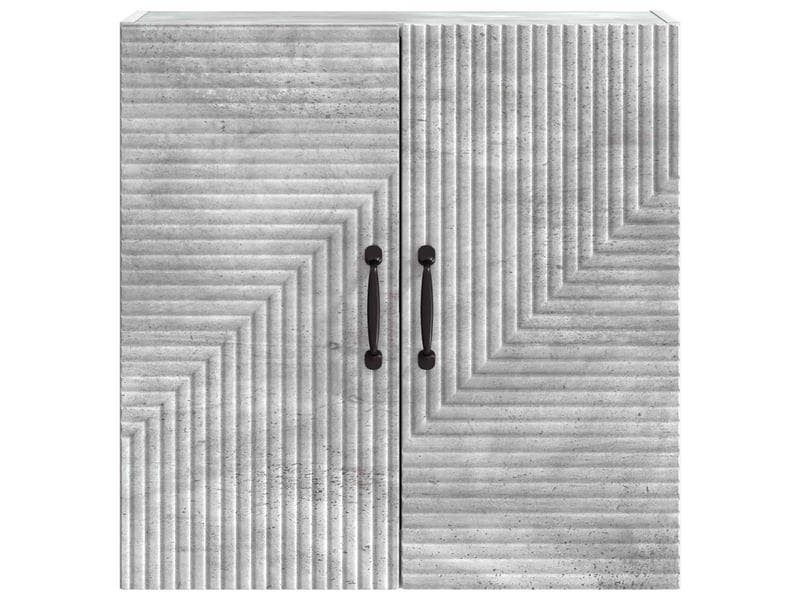  Armoire murale salon, meuble de rangement gris béton 59x31x60 cm bois d'ingénierie shl8739  - Conforama D