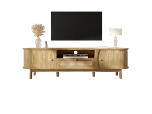 Meuble tv coloris naturel 165 cm MODENVIE  