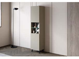 Vitrine coloris beige    - x