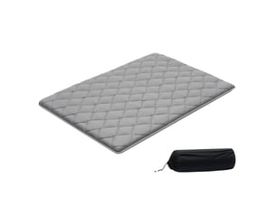 Vevor matelas futon japonais tatami doux pliable 203,2x137,2 cm dormir gris