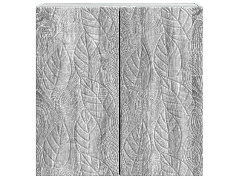  Armoire murale salon, meuble de rangement 59x31x60cm bois d'ingénierie sonoma gris shl2597  - Conforama D