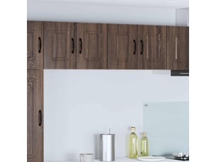 Meuble mural de cuisine | armoire de cuisine 2 pcs chêne brun shl7220