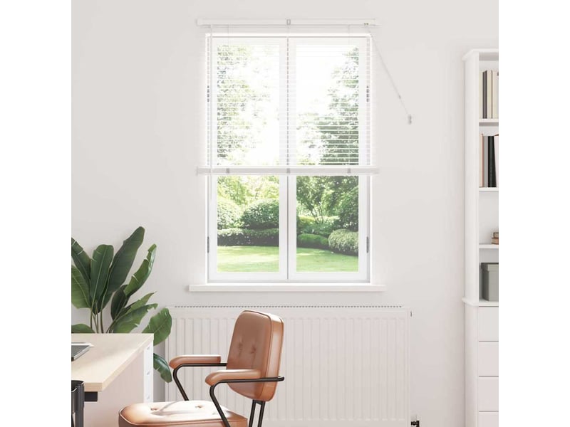 Store vénitien, store de fenêtre blanc 175 x 85 cm 25 mm aluminium cf47770 - Conforama B