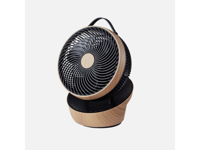  Fabrilamp ventilateur de table petirrojo noirhêtre 25 w, 12 vitesses, avec télécommande et minuterie 236071088 - Conforama C