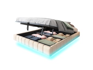 Lit coffre 160x200 cm HAUSS SPOLE coloris beige