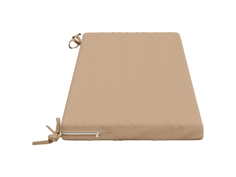  Coussin de banc, coussin d'assise, coussin de canapé soest 100 % polyester sable 110 x 40 x 5 cm cf53541  - Conforama D