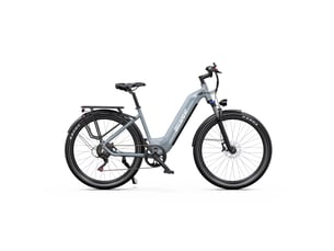 Vélo électrique urbain onesport wt05, 36 v 18,2 ah, capteur de couple, 27,5 pouces, gris