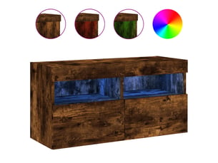 Meuble tv coloris marron 80 cm <strong></strong>  <strong></strong>