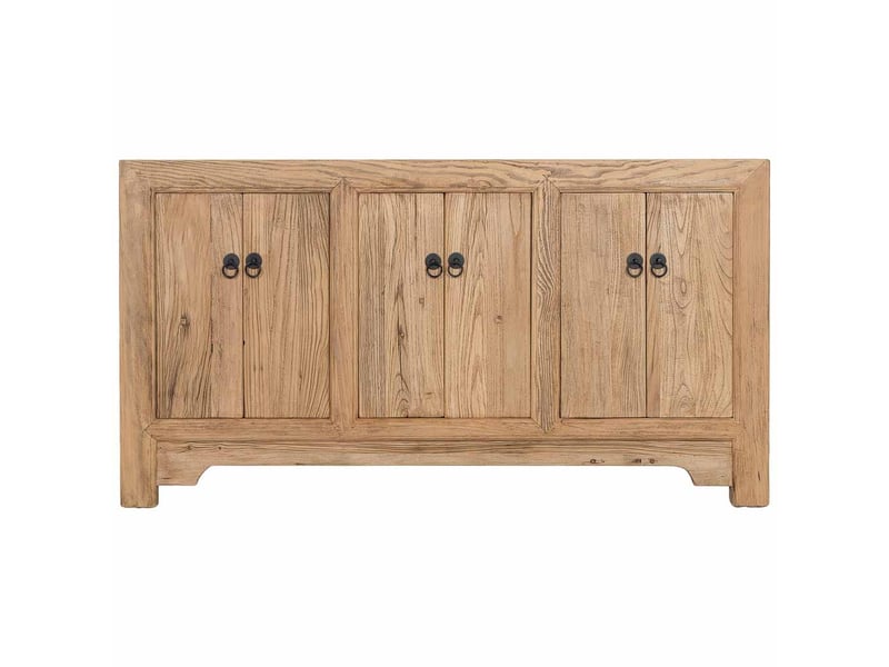  Buffet en bois beige 160x45x84 cm h  - Conforama B