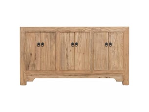 Buffet en bois beige 160x45x84 cm h