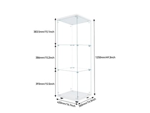 Vitrine coloris blanc - x42 cm