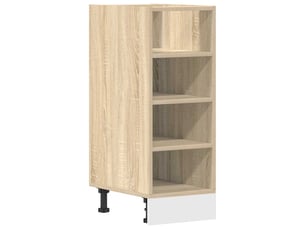Meuble de rangement, meuble bas de cuisine chêne sonoma 30x44,5x81,5 cm bois d'ingénierie