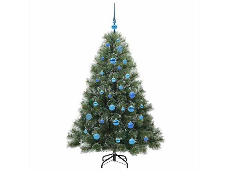  Sapin de noël artificiel, arbre de noël avec 150 led vert 150 cm pe et pvc shl1395  - Conforama D