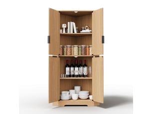 Buffet - 60 cm coloris bois clair