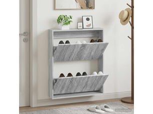 Meuble à chaussures 3 paire(s)  <strong></strong>  <strong></strong> coloris gris