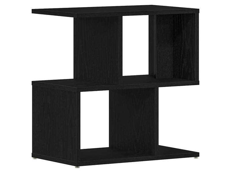  Table de chevet - cabinet de chevet - table de nuit chêne noir 50 x 30 x 51,5 cm  - Conforama D