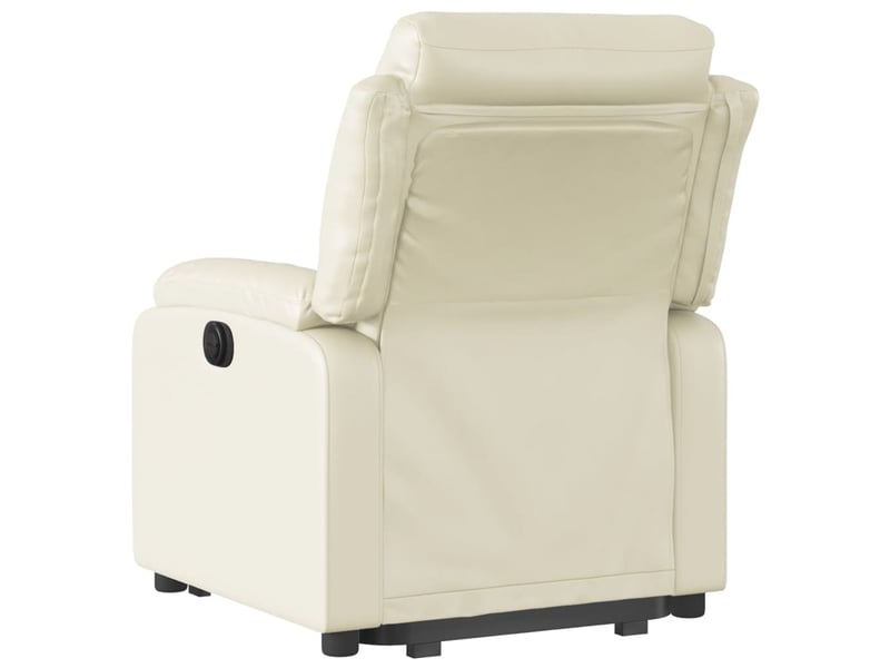  Fauteuil inclinable salon, fauteuil relax crème similicuir shl73717  - Conforama E