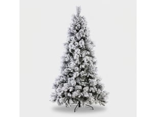 Sapin de noël artificiel enneigé 210 cm garlenda