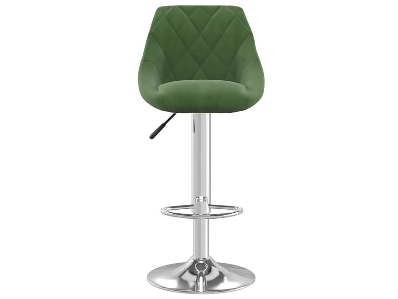  Tabouret de bar, chaise de bar vert foncé velours shl63339  - Conforama C
