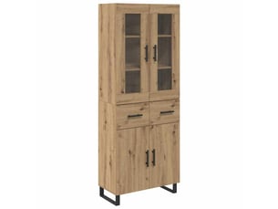 Armoire     <strong></strong> <strong></strong> coloris bois clair largeur 69.5 cm