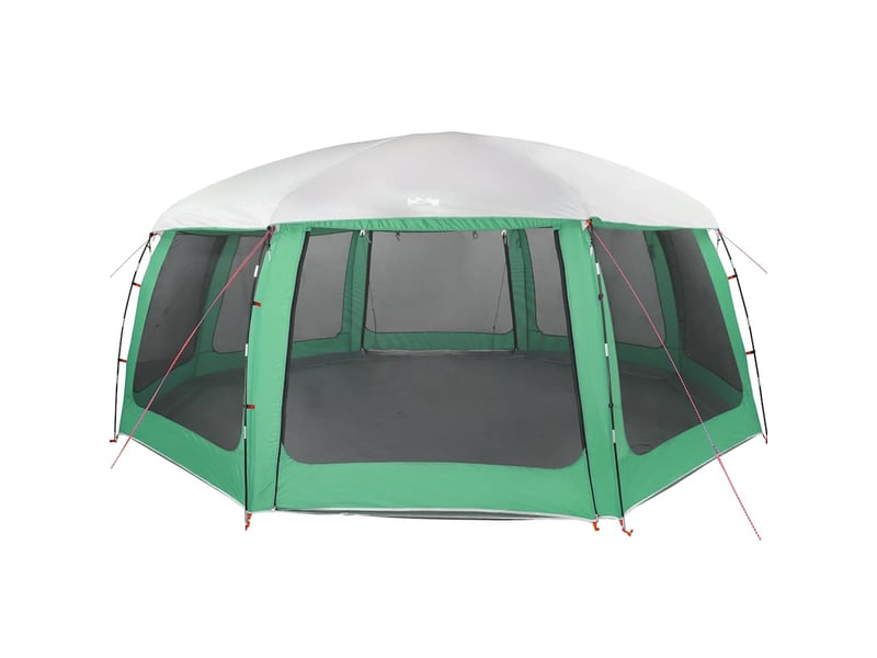 Tente piscine toit amovible parois maille vert d'eau 690x690 cm - Conforama E