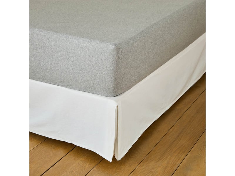  Dunlopillo - protège matelas 2 en 1 imperméable gris  - Conforama A