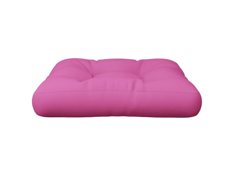  Coussin de palette, coussin de chaise, coussin de canapé rose 60x60x12 cm tissu cf55432  - Conforama E