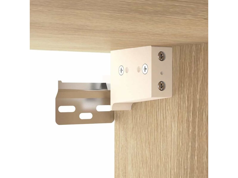  Ensemble de meubles tv - banc tv - meuble de rangement 6 pcs chêne sonoma bois d'ingénierie  - Conforama E