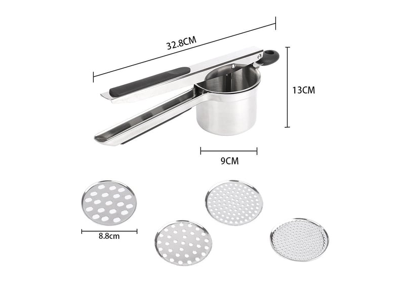 Presse purée manuel à pommes de terre avec 3 disques interchangeables - Conforama B