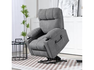 Pouf / repose pied <strong></strong> <strong></strong> gris