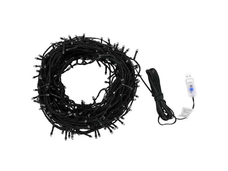  Guirlande lumineuse, éclairage de noël 400 led intext 40 m blanc froid cf62387  - Conforama A
