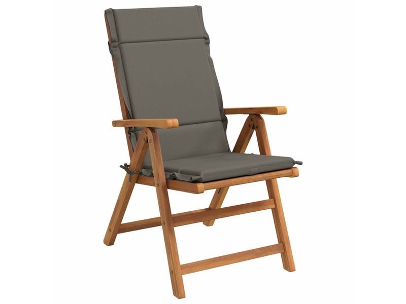 Lot de 4 coussins de chaise à dossier haut gemert gris cf59327 - Conforama C