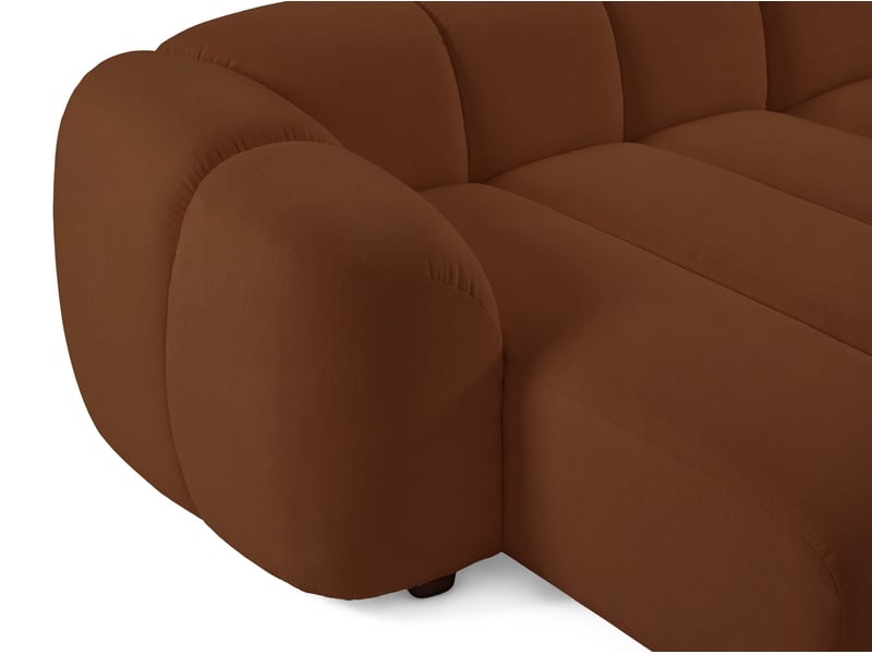 Selsey millma - canapé d'angle - 300 cm - velours cuivre Millma - Conforama E