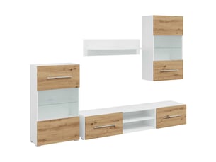 Meuble tv coloris bois clair  <strong></strong>  <strong></strong>