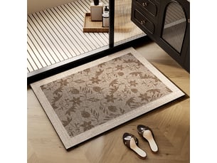 Tapis de sol de salle de bain en boue de diatomées, tapis de porte de salle de bain absorbant l'eau, tapis de sol antidérapant, résistant à la sa