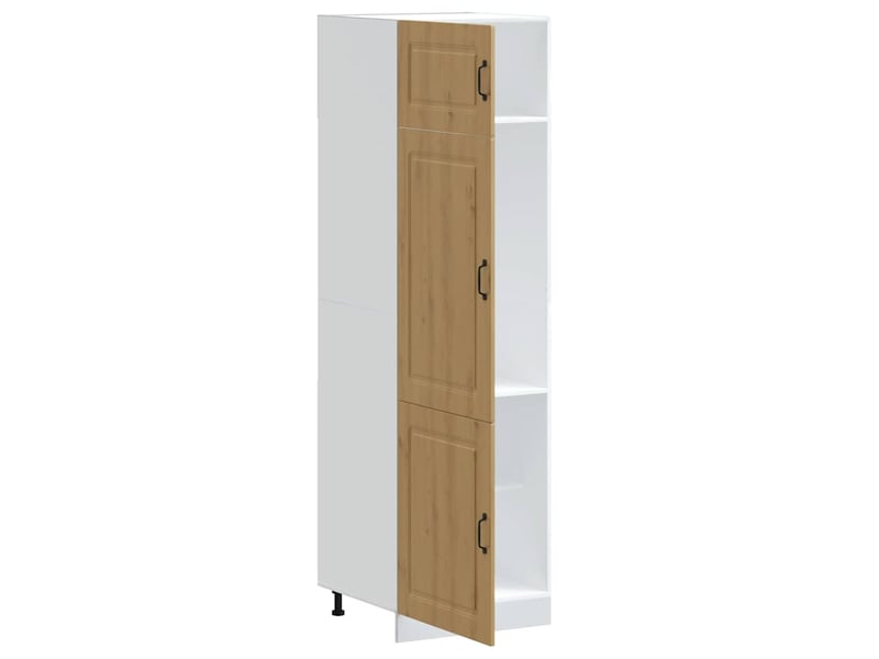  Meuble de rangement, armoire de cuisine kalmar chêne artisanal bois d'ingénierie shl8140  - Conforama D