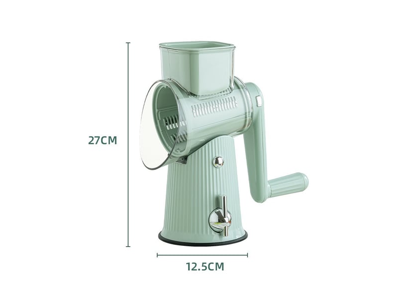  Râpe à fromage rotative avec 3 tambours – 12,5x27 cm  - Conforama B